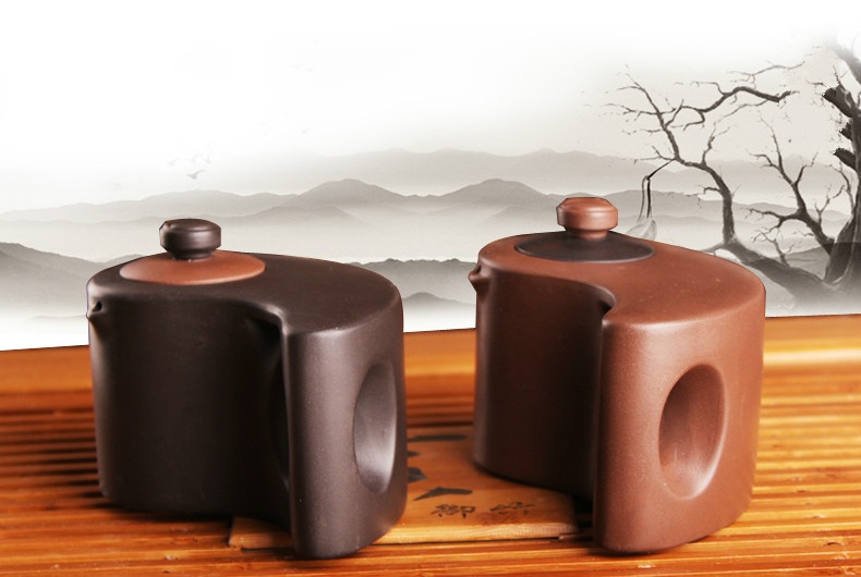 太極陰陽紫砂壺，創(chuàng)意格紫砂壺