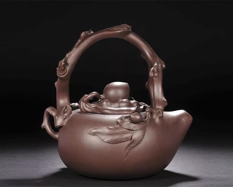 10種最美花器提梁壺，精美別致雕花紫砂壺!